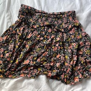 American eagle flower printed skirt